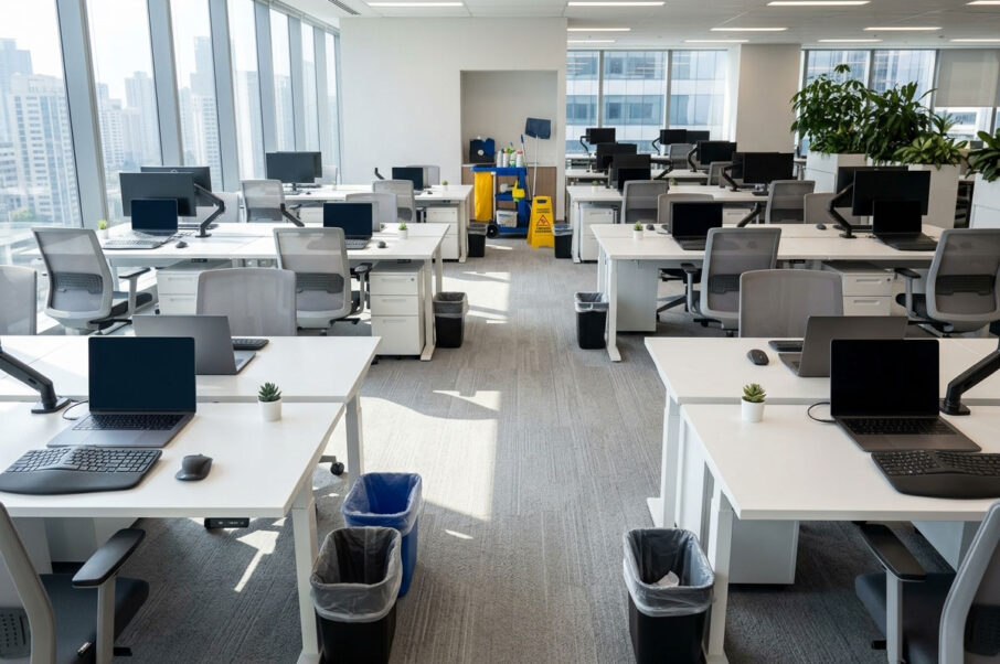 firemní úklid open space kancelář